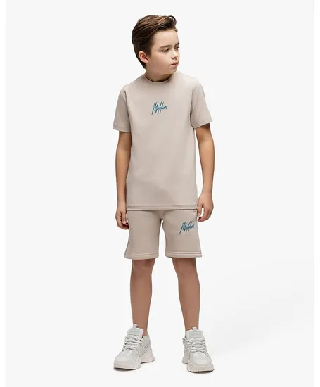 Malelions Junior T-shirt Striped Signature