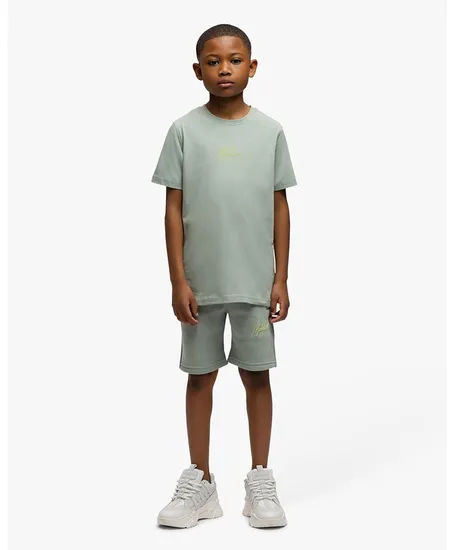 Malelions Junior T-shirt Striped Signature