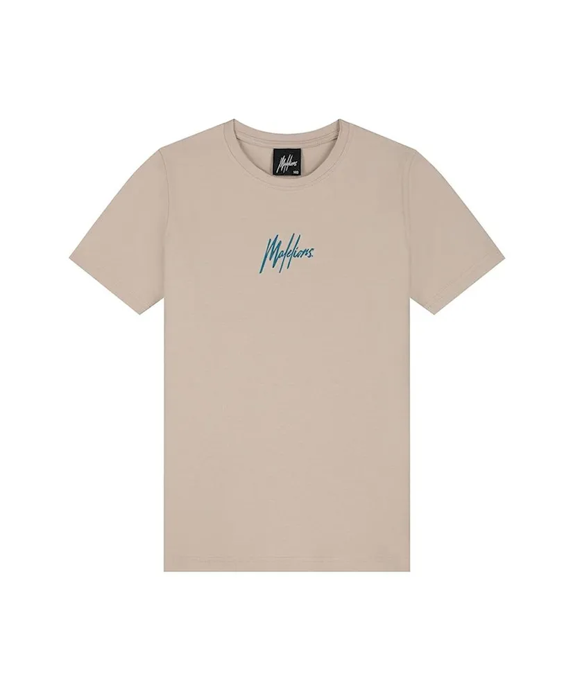 Malelions Junior T-shirt Striped Signature