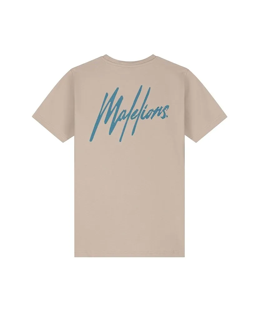 Malelions Junior T-shirt Striped Signature