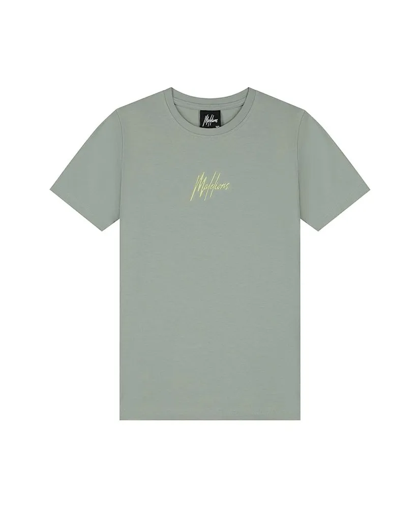 Malelions Junior T-shirt Striped Signature