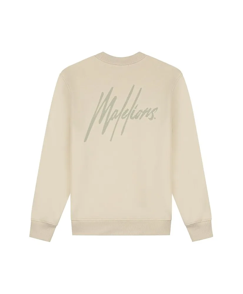 Malelions Sweater Striped Signature