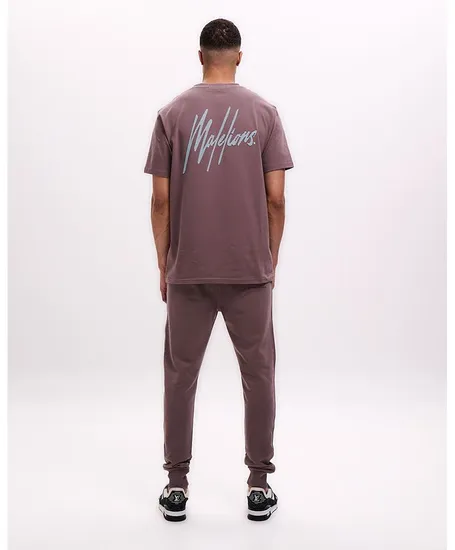 Malelions T-shirt Striped Signature