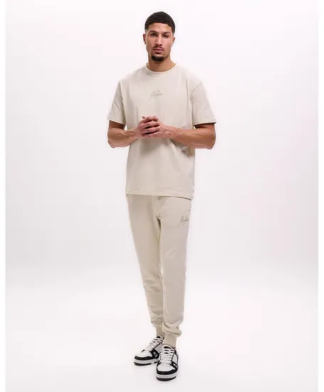 Malelions T-shirt Striped Signature