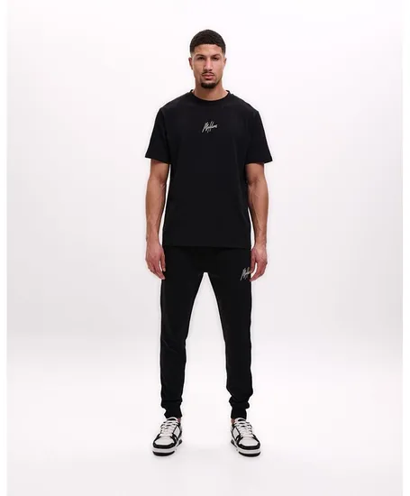 Malelions T-shirt Striped Signature