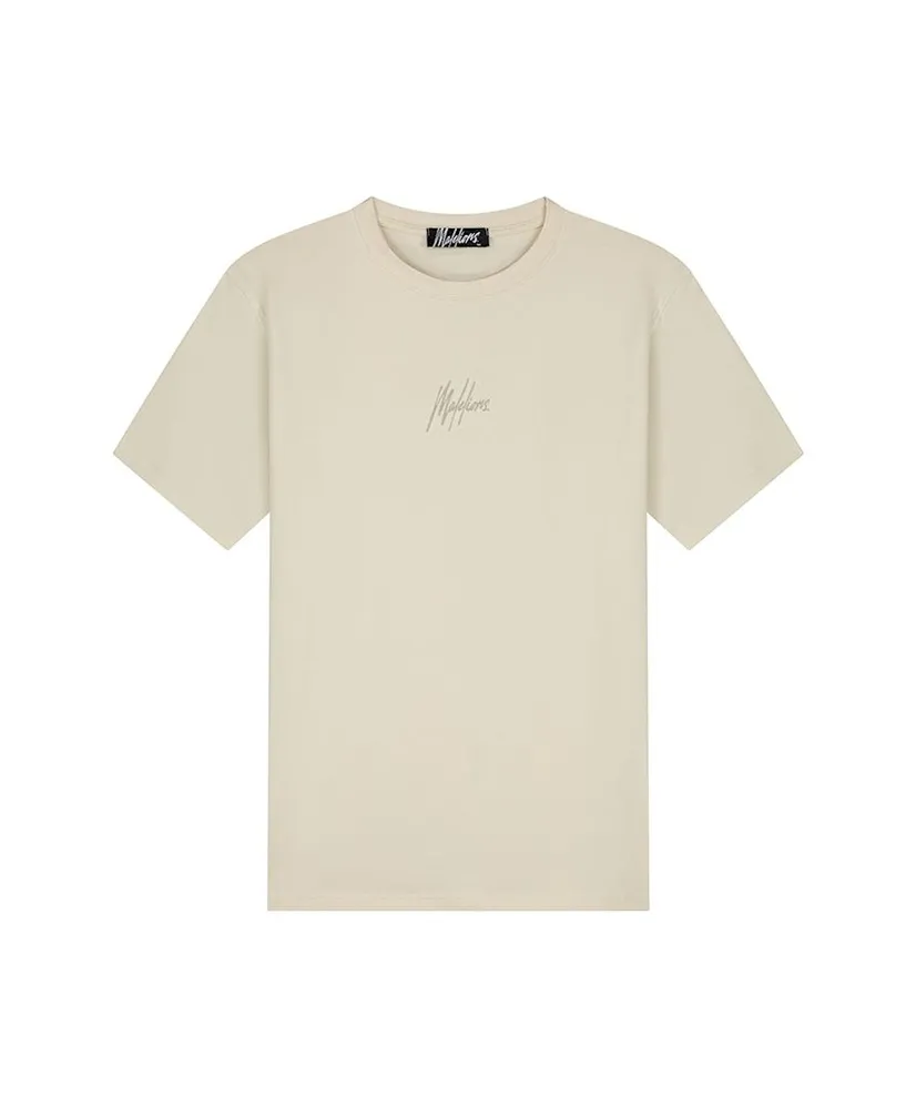 Malelions T-shirt Striped Signature