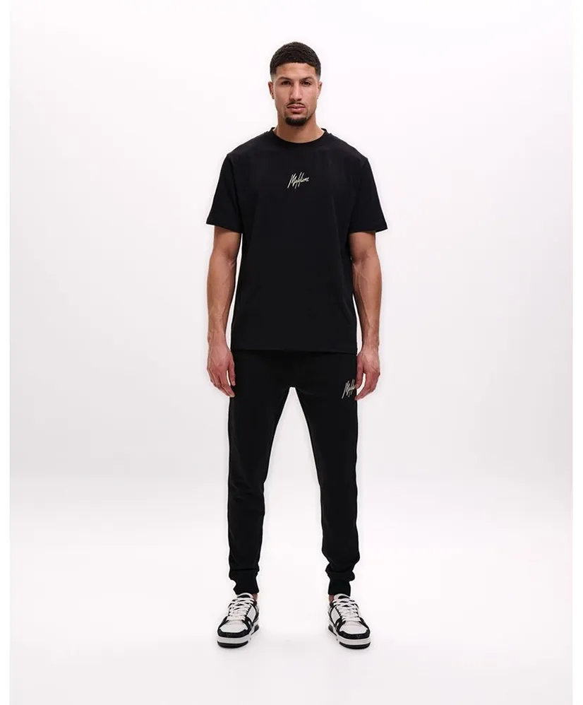 Malelions T-shirt Striped Signature