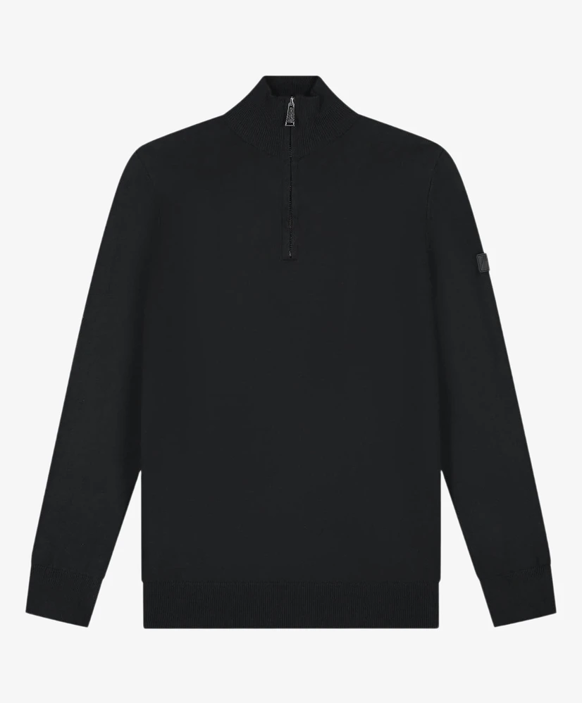 Malelions Trui Half-Zip Knitted
