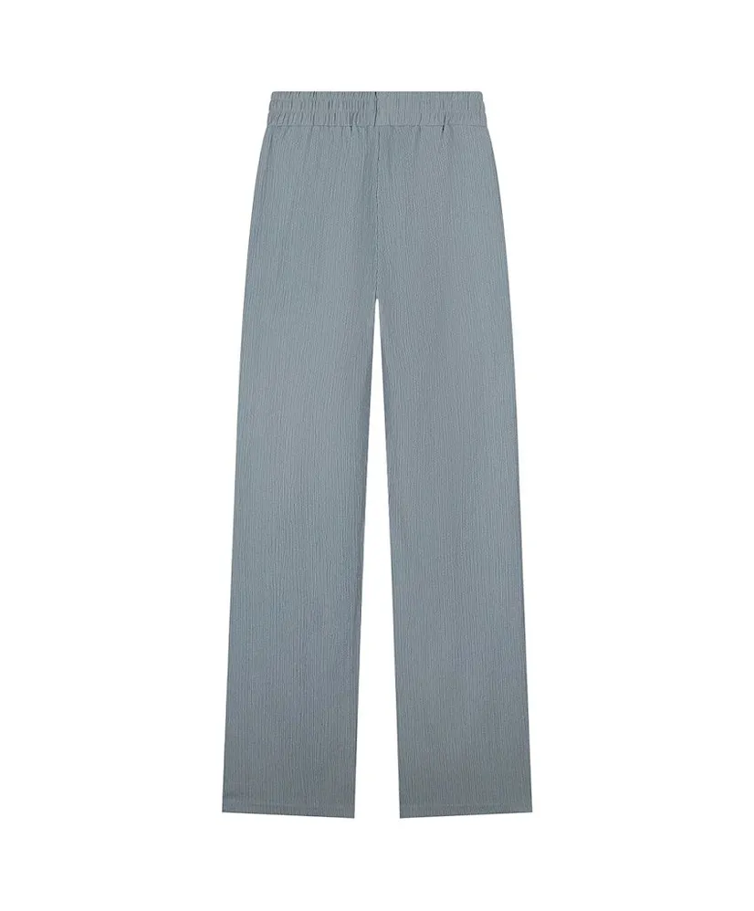 Malelions Women Broek Seersucker Loose Fit