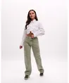 Malelions Women Cargo Jeans Straight Leg
