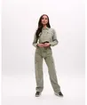 Malelions Women Cargo Spijkerjack Cropped