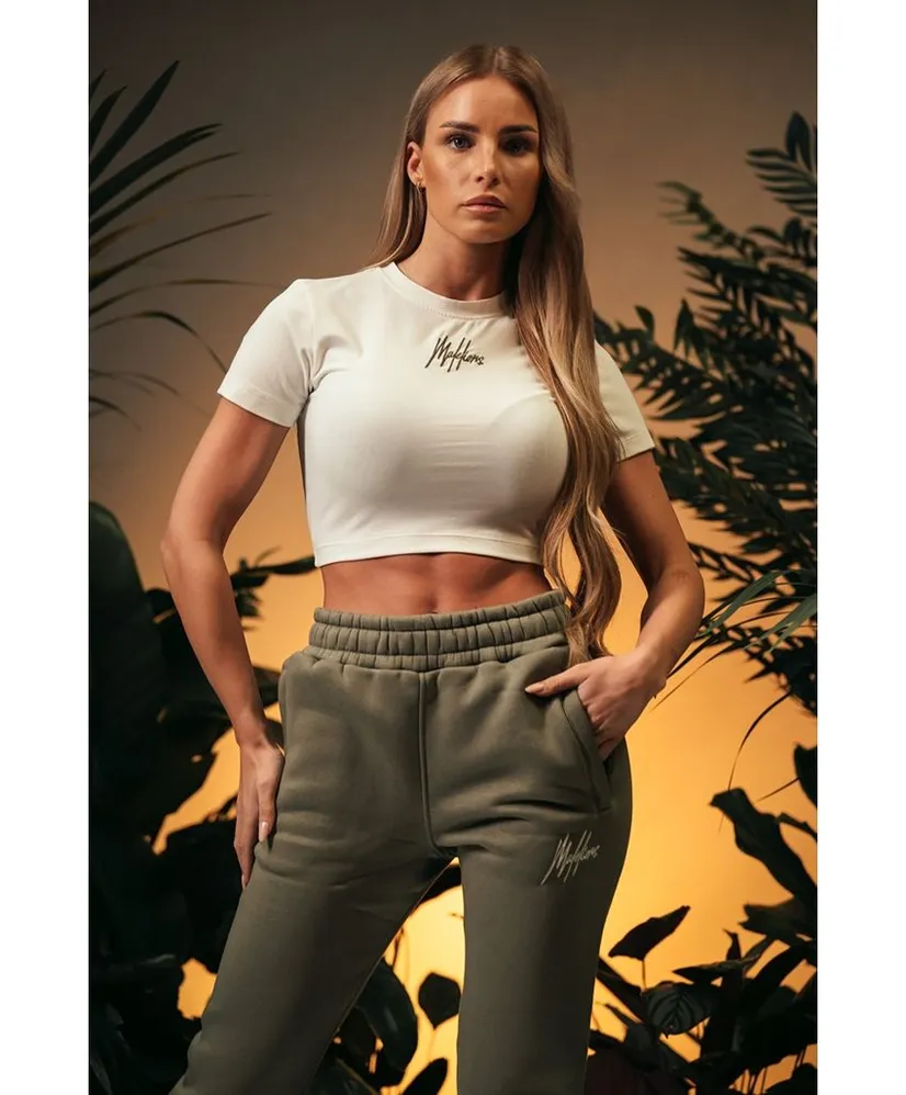 Malelions Women Cropped T-shirt Signature