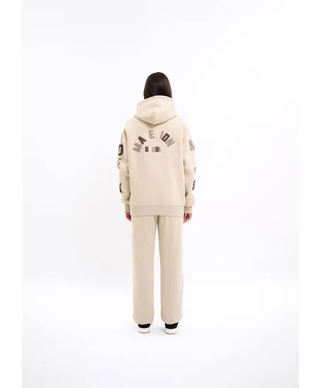 Malelions Women Hoodie Sherpa Applique