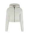Malelions Women Vest Cropped Zip