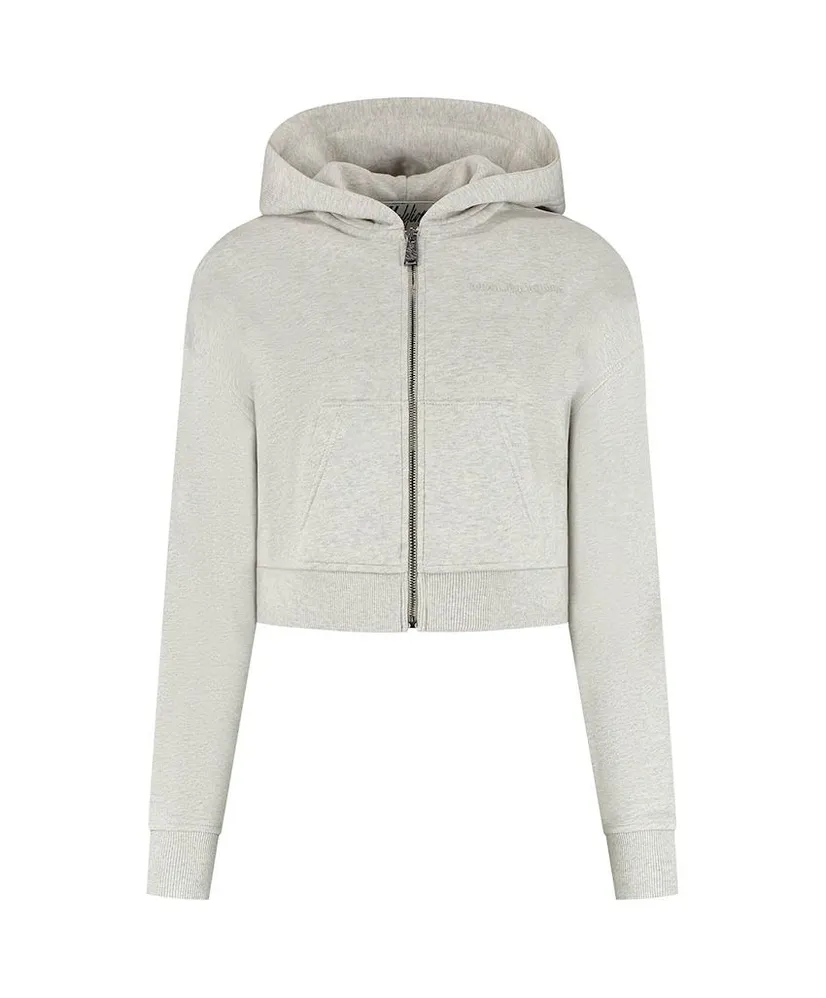 Malelions Women Vest Cropped Zip
