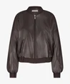 Mayte faux leather bomber