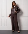 Mayte faux leather bomber