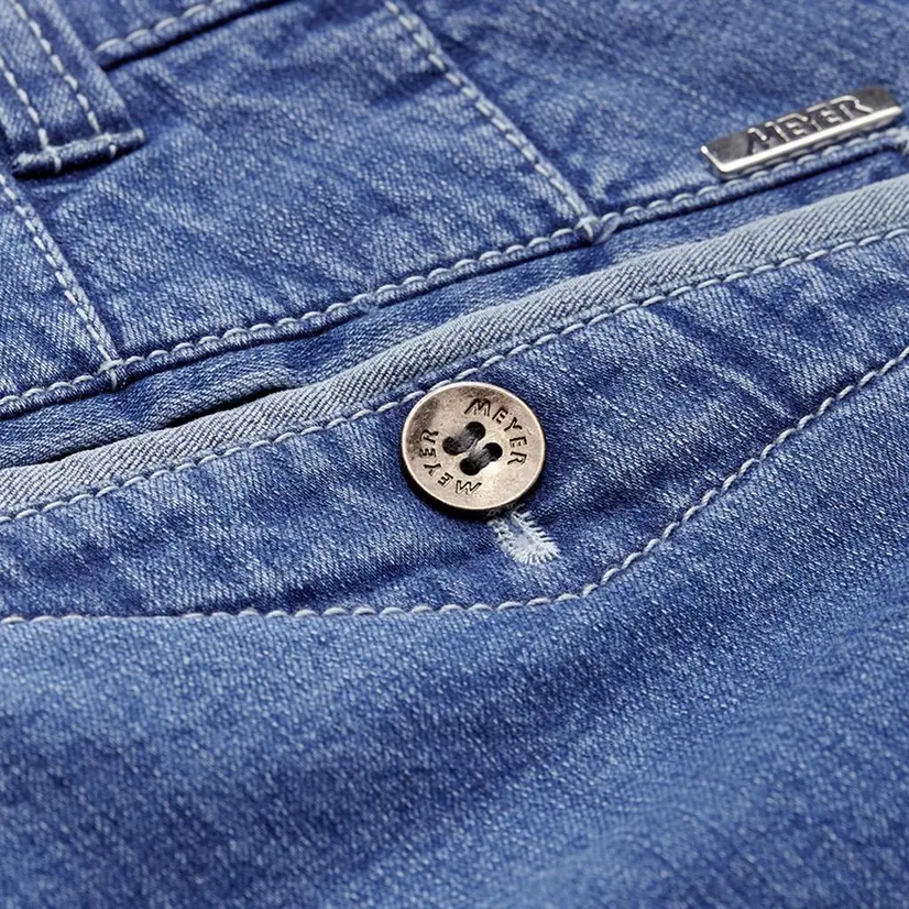 Meyer Jeans Chicago Steekzakken Blauw