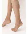 MIBAS LYCIA KNEEHIGH 15 DEN LYCRA