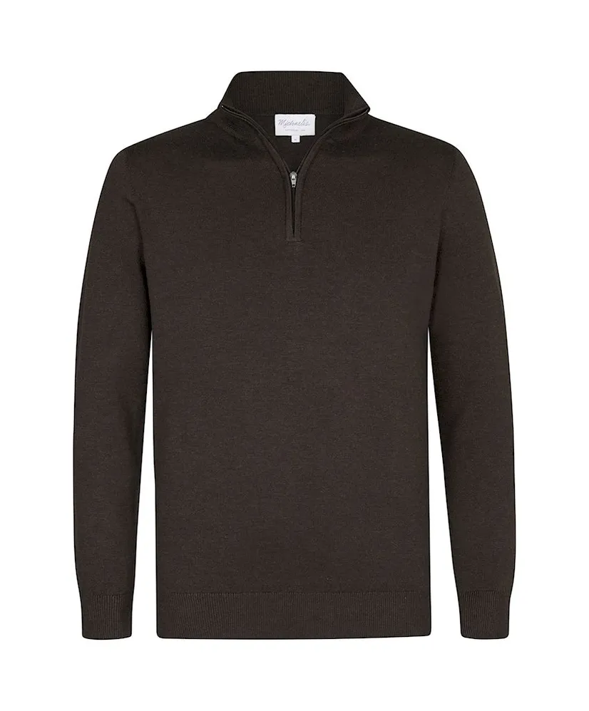 Michaelis Half Zip Trui Effen