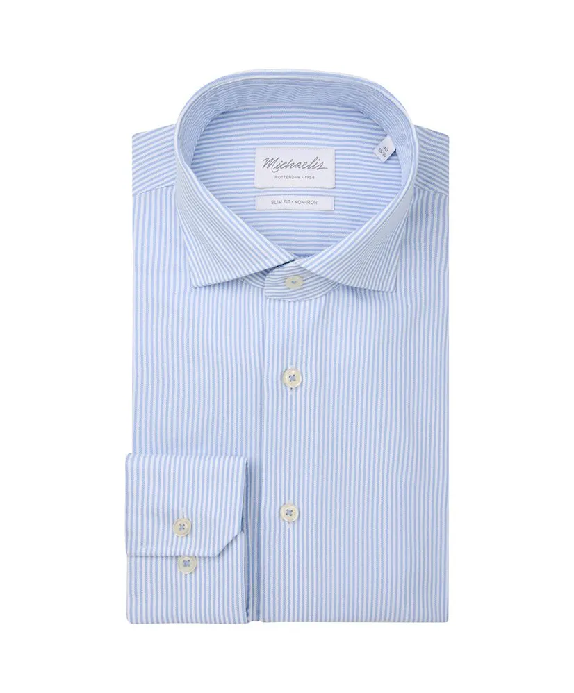 Michaelis Overhemd Gestreept Slim Fit