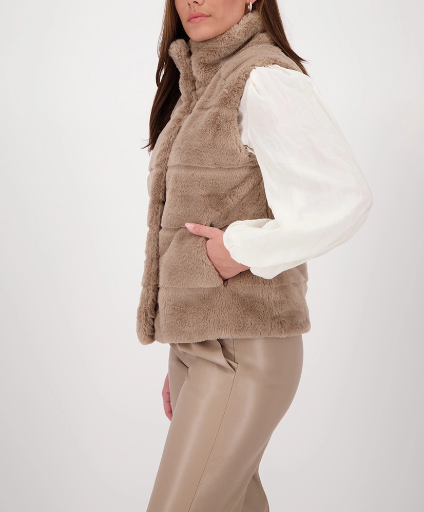 Monari Bodywarmer Imitatiebont