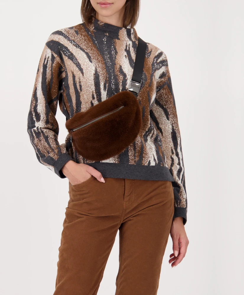 Monari Bum Bag Faux Fur