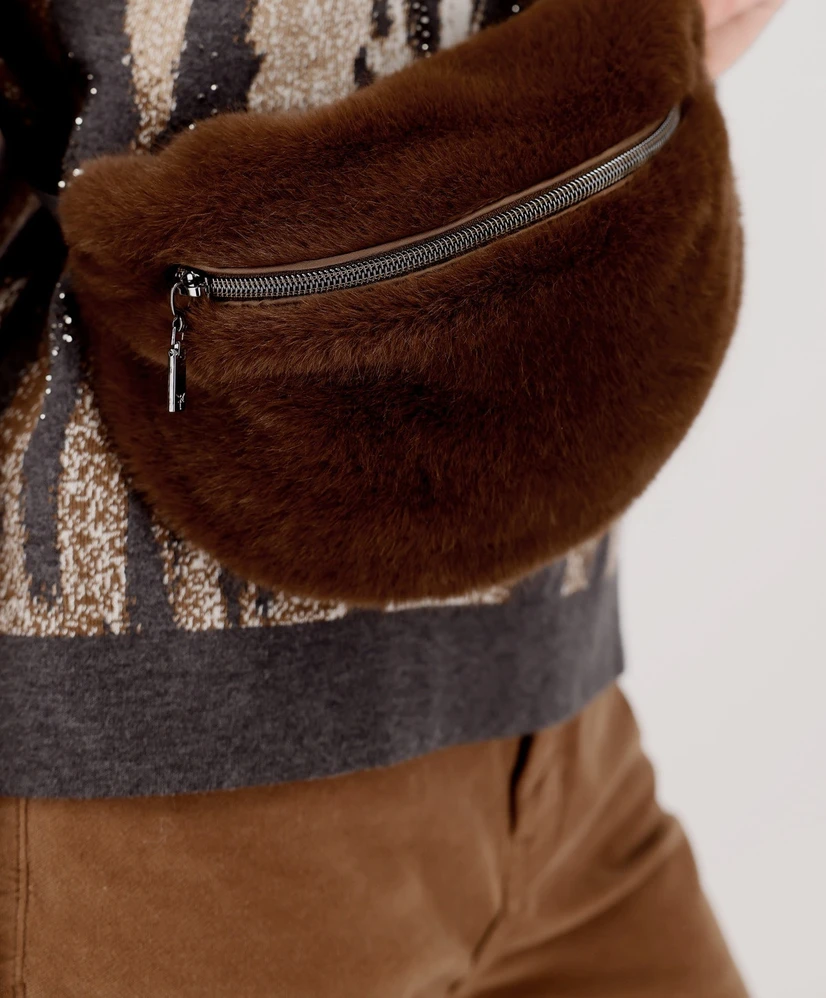 Monari Bum Bag Faux Fur