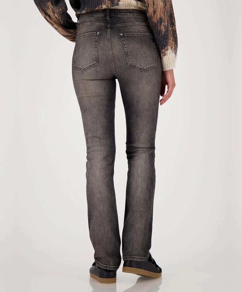 Monari Jeans Straight Fit Rhinestones