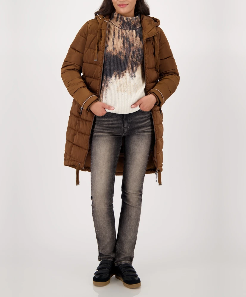 Monari Jeans Straight Fit Rhinestones