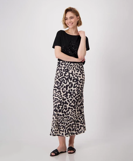 Monari Maxi Rok Panterprint