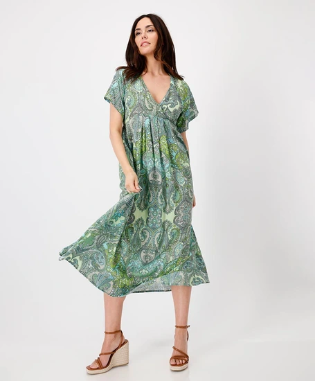 Monari Midi Jurk Paisley Print