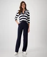 Monari Pantalon Plooi Effen