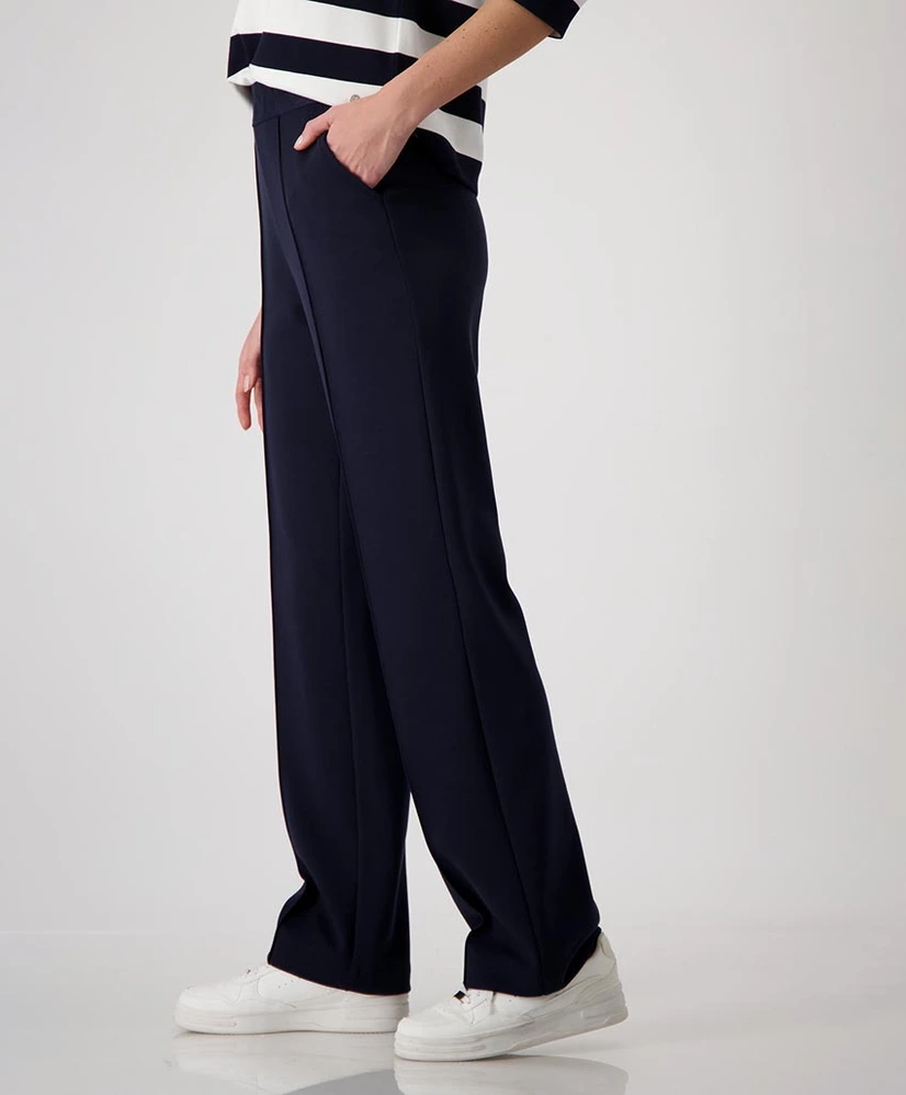 Monari Pantalon Plooi Effen