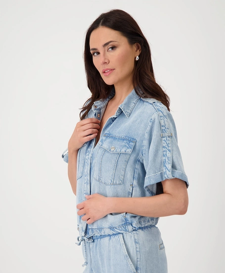 Monari Spijkerblouse Relaxed