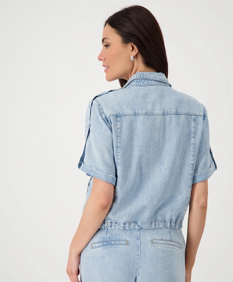Monari Spijkerblouse Relaxed