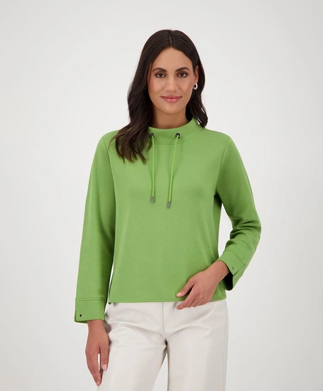 Monari Sweatshirt Opstaande Kraag