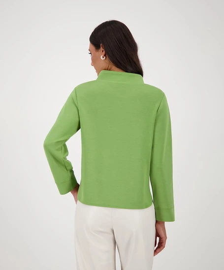 Monari Sweatshirt Opstaande Kraag