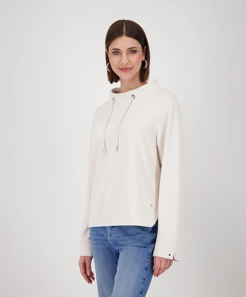 Monari Sweatshirt Opstaande Kraag
