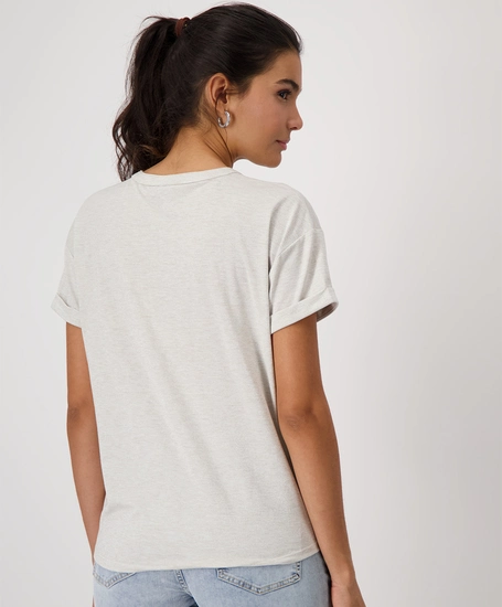Monari T-shirt Effen V-Hals