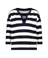 Monari T-shirt Gestreept V-hals