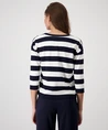 Monari T-shirt Gestreept V-hals