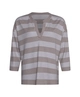 Monari T-shirt Gestreept V-hals
