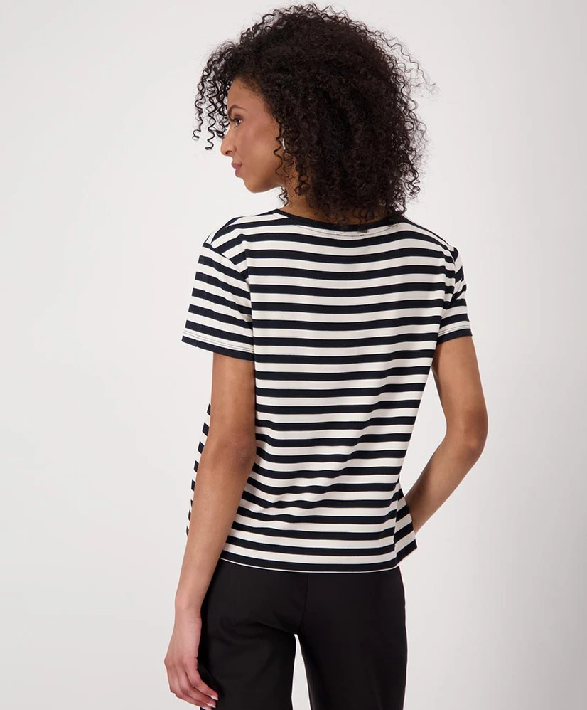 Monari T-shirt Gestreept