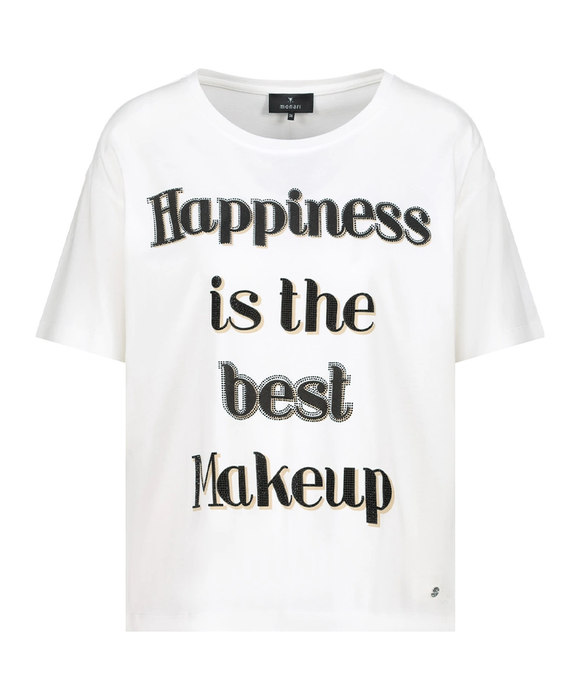 Monari T-shirt Glitteropdruk