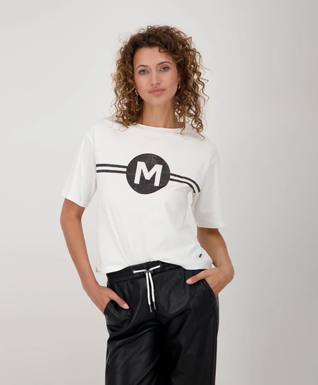 Monari T-shirt Logo Strass