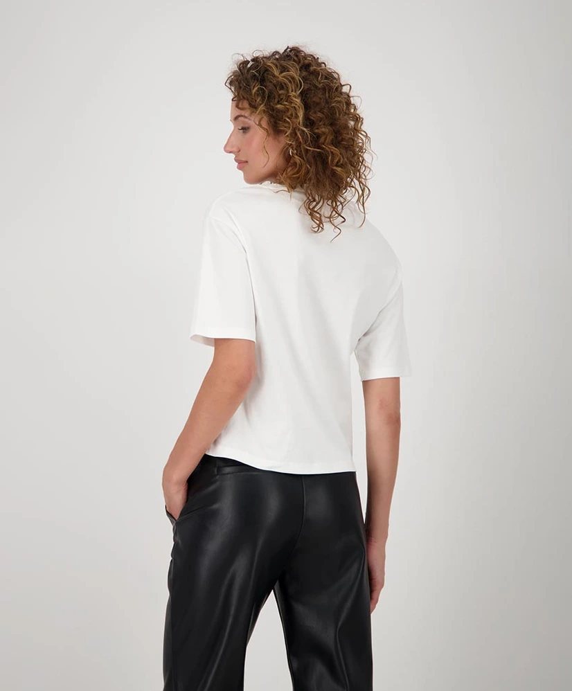 Monari T-shirt Logo Strass