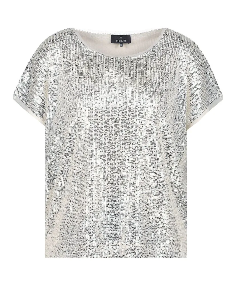 Monari T-Shirt Pailletten