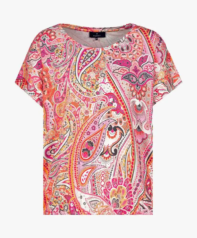 Monari T-shirt Paisley Print