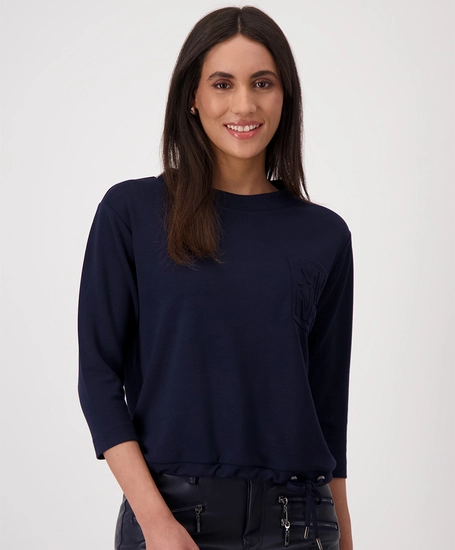 Monari T-shirt Reliëfprint